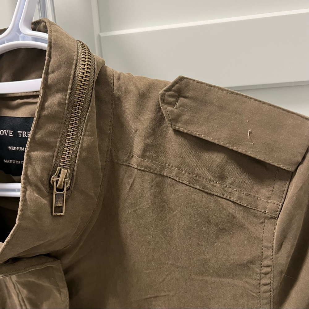 LOVE TREE Military / Utility Style Lightweight Spring or Fall Jacket Size Medium - Picture 12 of 16